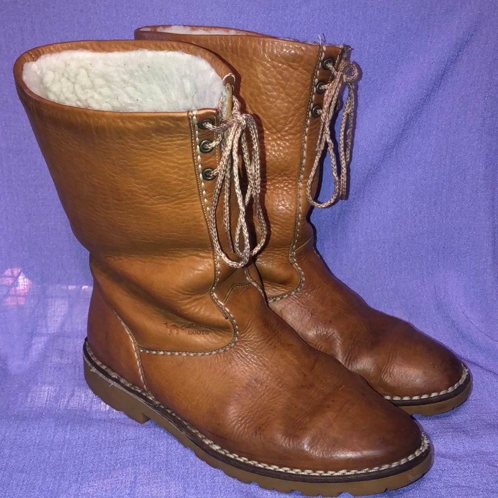 Vintage Men’s Camel Boots Made in W. Germany Size 10F (EU) 11(US)